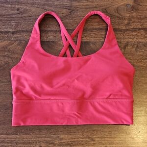 Lululemon Energy Longline Bra in Oxford Red Size 6